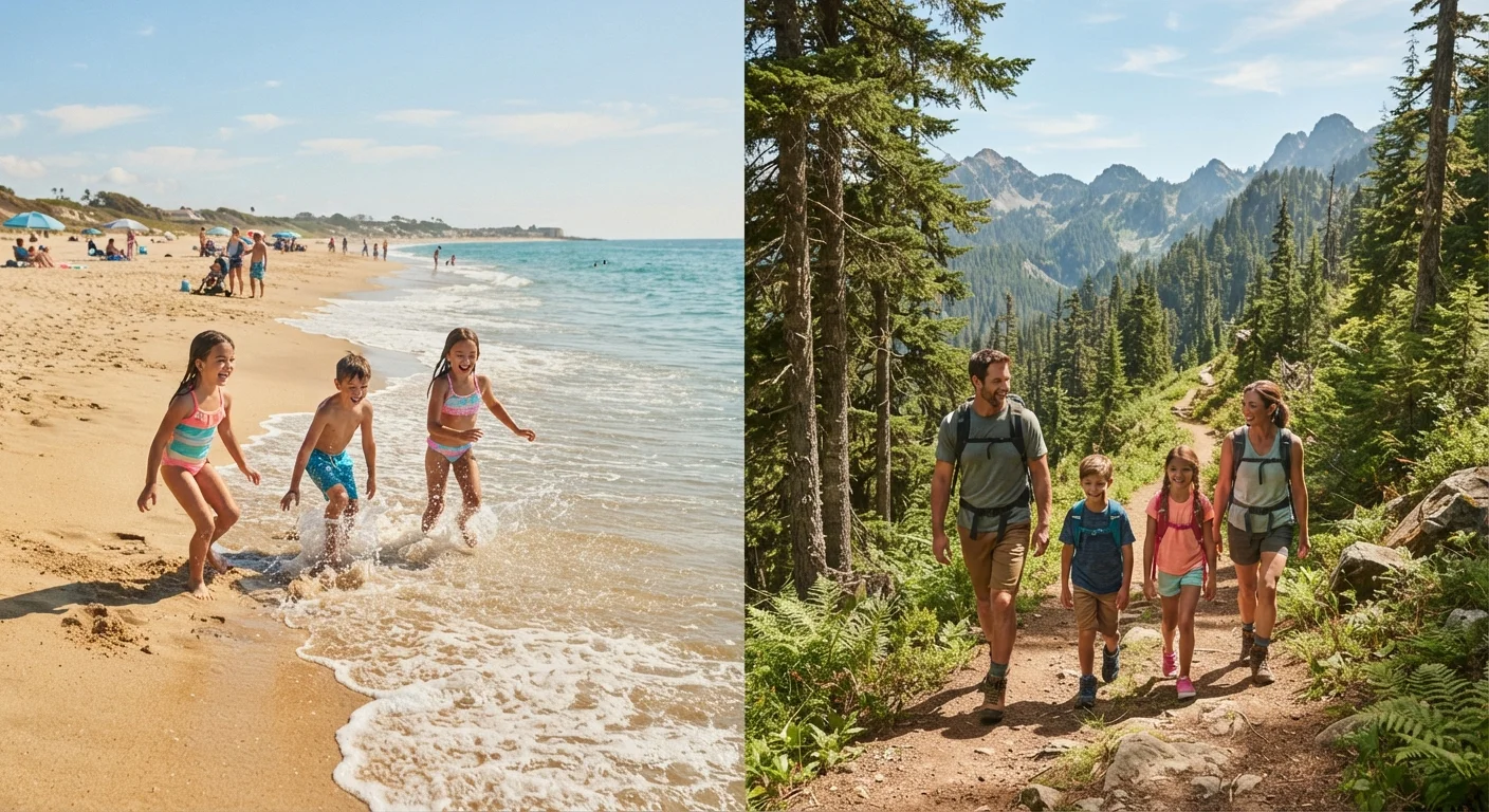 Beach Vacation vs. Mountain Retreat: Choosing the Right Family Getaway