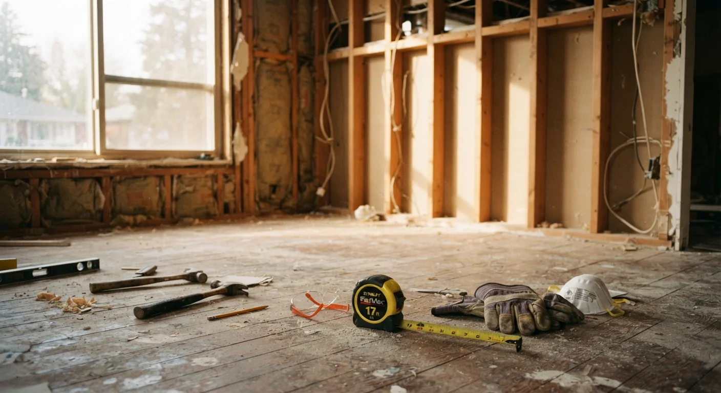 Before You Swing a Sledgehammer: What to Verify Before Removing an Interior Wall