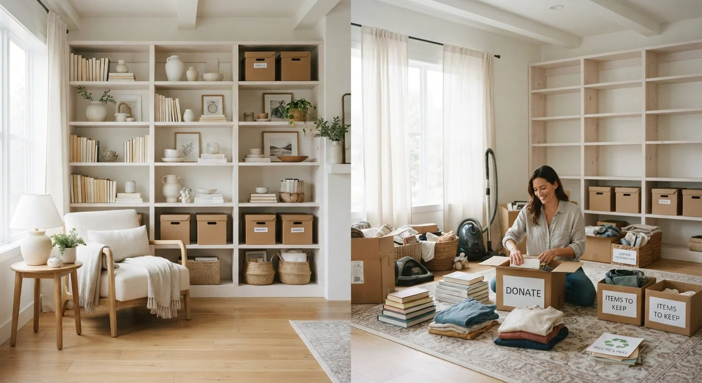 Decluttering All at Once vs. Tackling One Room at a Time