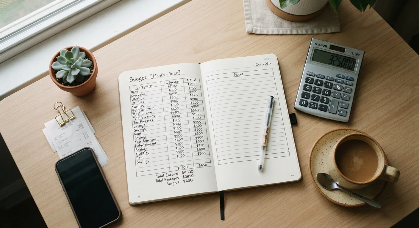 Monthly Budget Health Check