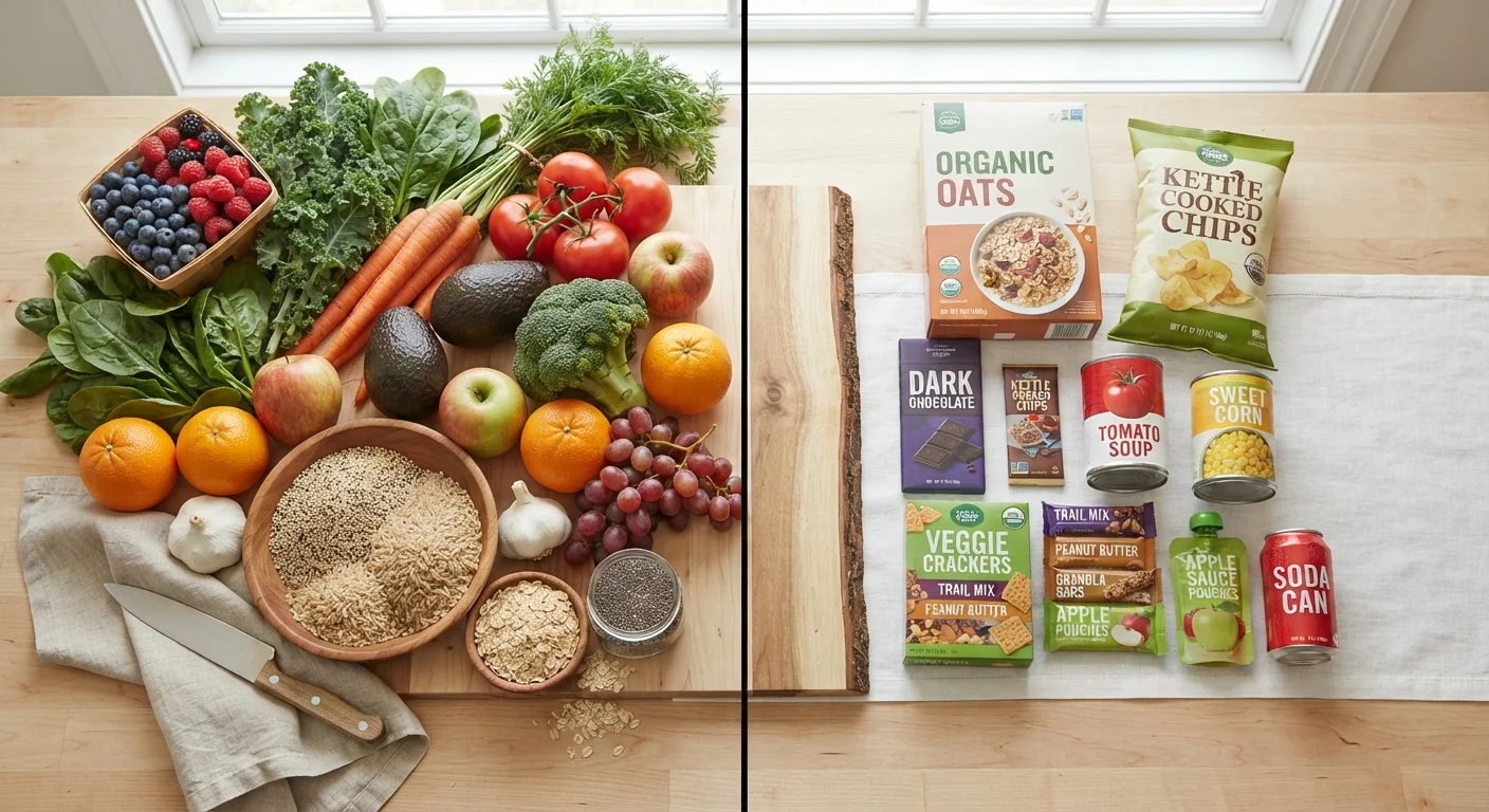 Whole Foods vs. Processed Foods: Understanding the Real Difference